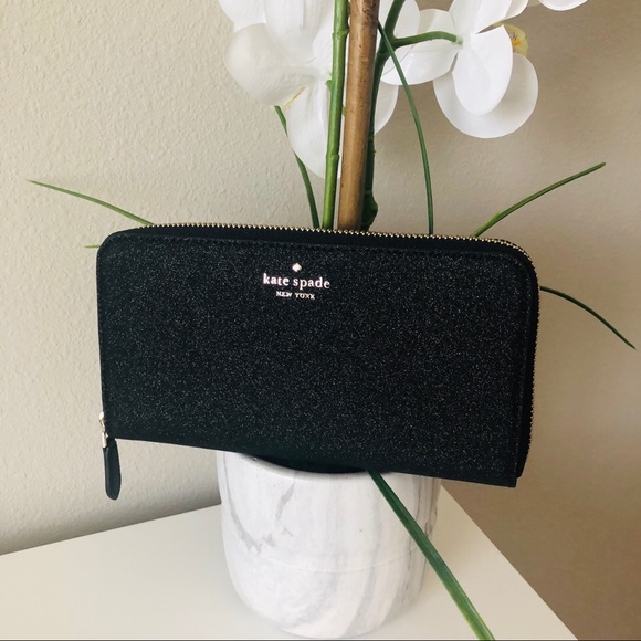 KATE SPADE LOLA GLITTER TOTE & WALLET SET NWT - Picture 11 of 16